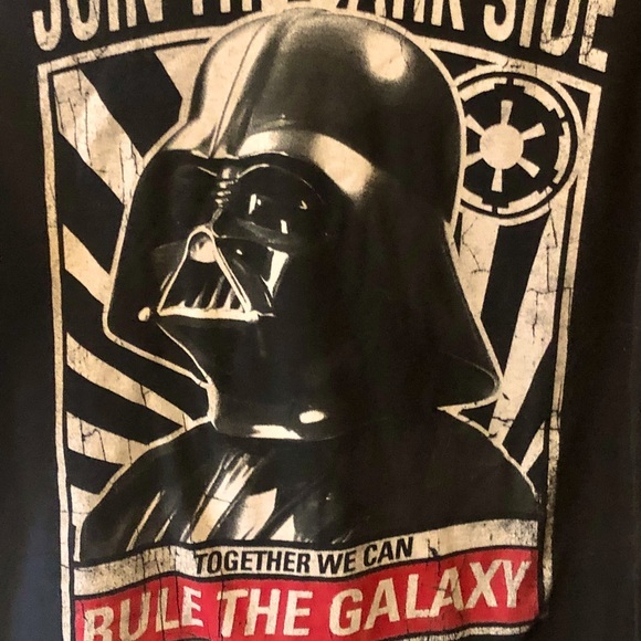 Star Wars unisex red and black Darth Vader Long Sleeved Tee - Picture 9 of 11